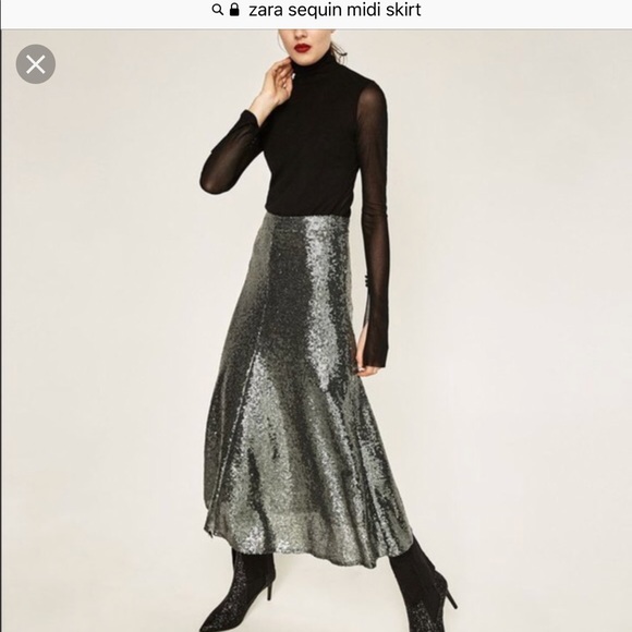 New with tags sequin midi skirt - Picture 3 of 7